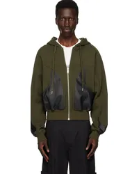 Han Kjøbenhavn Green Relaxed Hoodie Dark