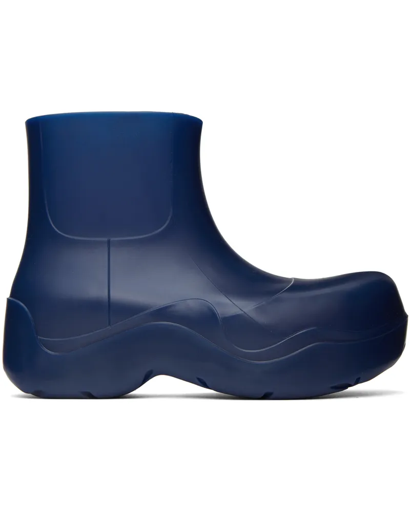 Bottega Veneta Blue Puddle Boots 4006