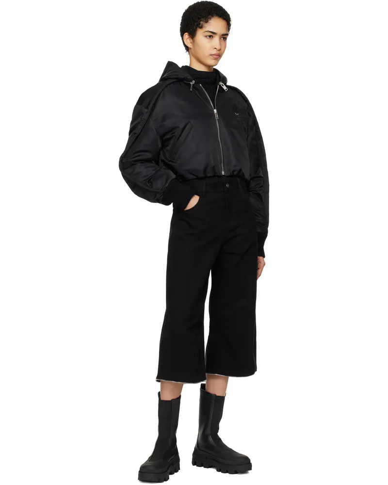 ロングブーツ MONCLER MONCLER WILLOW SMITH Boots Black Black Moncler x Willow Smith Trailgrip Zenith 2-in-1 Leather