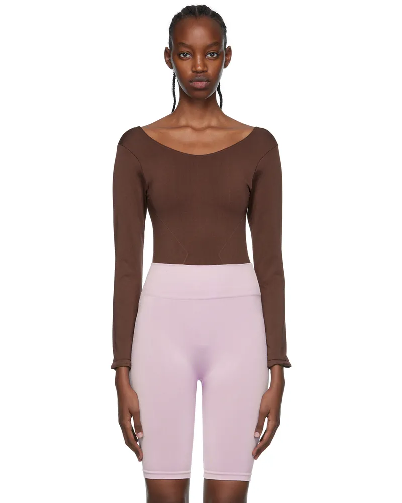 PRISM Brown Vivid Bodysuit Chocolate
