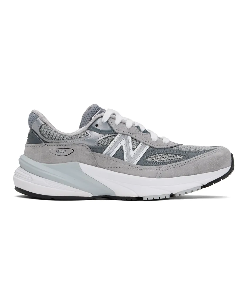 New Balance Gray 'Made in USA' 990v6 Sneakers Grey