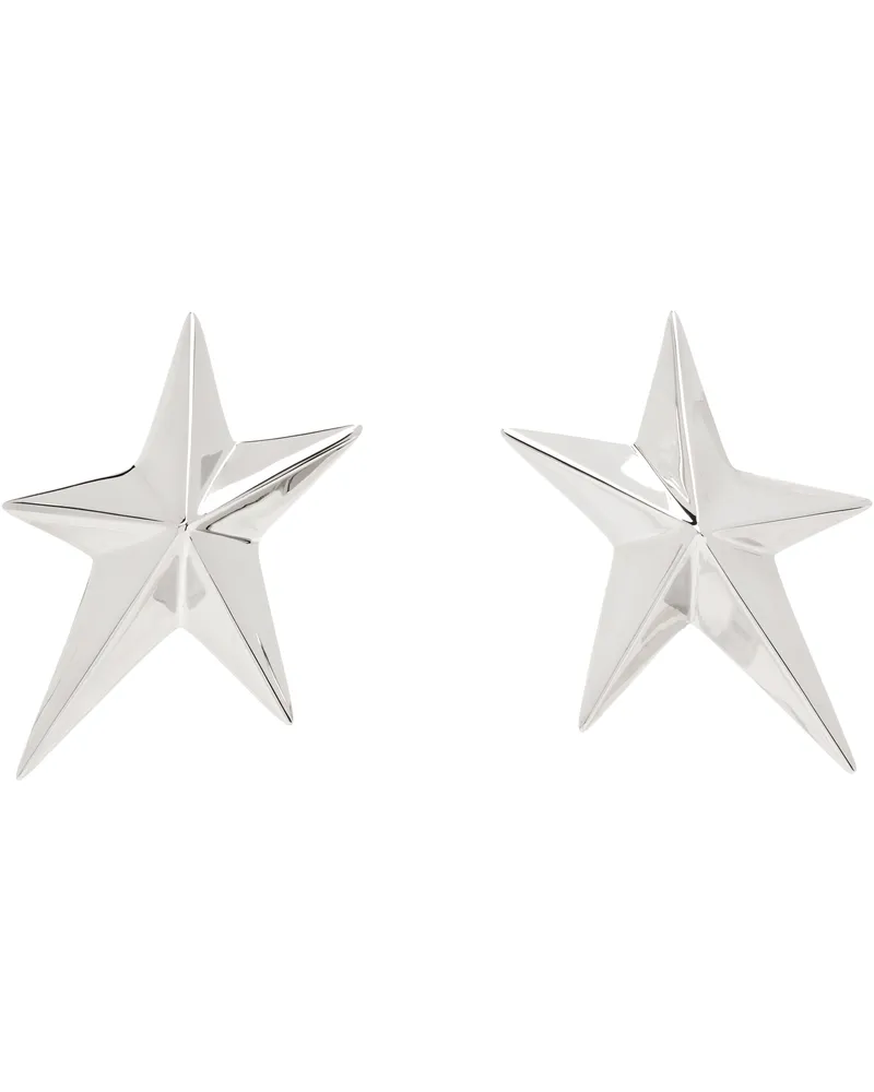 Thierry Mugler Star Earrings Palladium