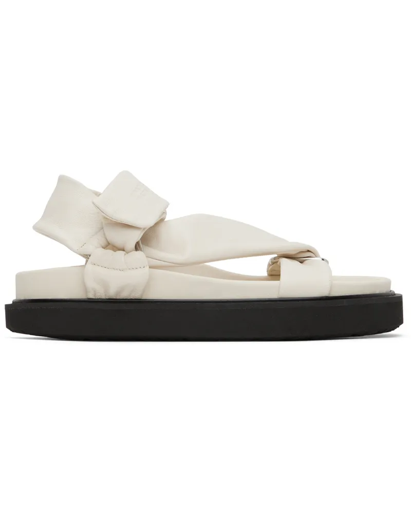 Isabel Marant White Naori Leather Sandals 20wh