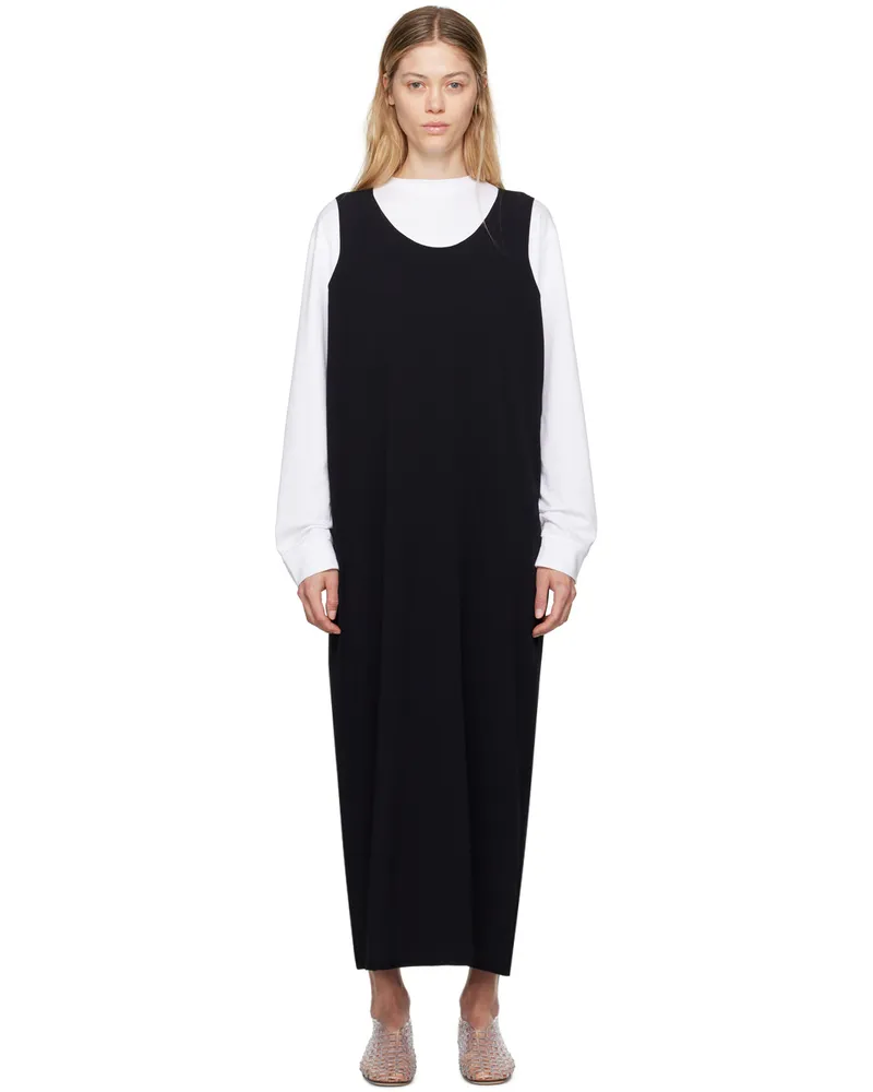 The Row Black Agla Maxi Dress Blk