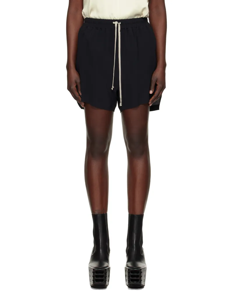 Rick Owens Black Hollywood Boxers Shorts 09