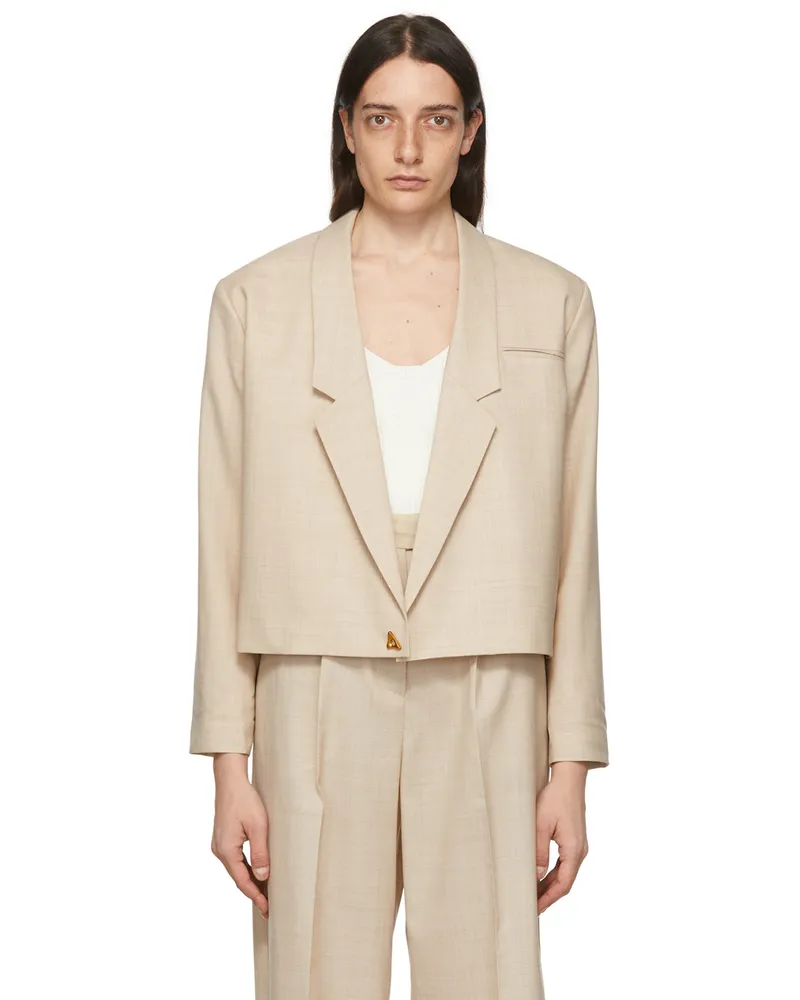 AERON Beige Encino Blazer Sand
