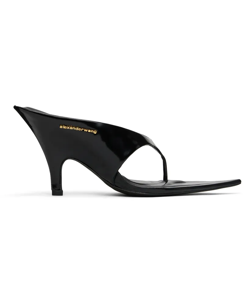 Alexander Wang Black Irina Pointy Toe Heeled Sandals Black