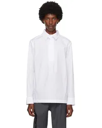 Olly Shinder White Vanishing Tie Shirt White