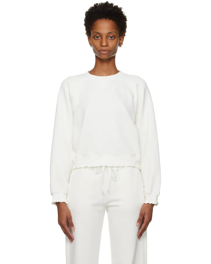 Filippa K White Raglan Sweatshirt White