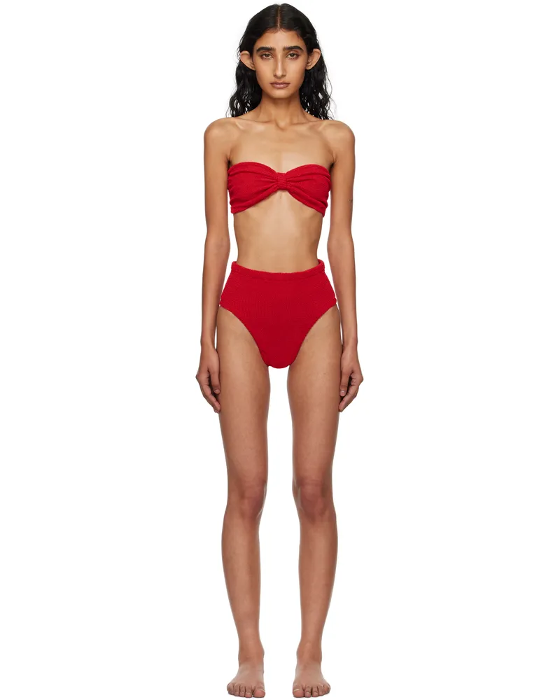 Hunza G Red Ruby Bikini Red
