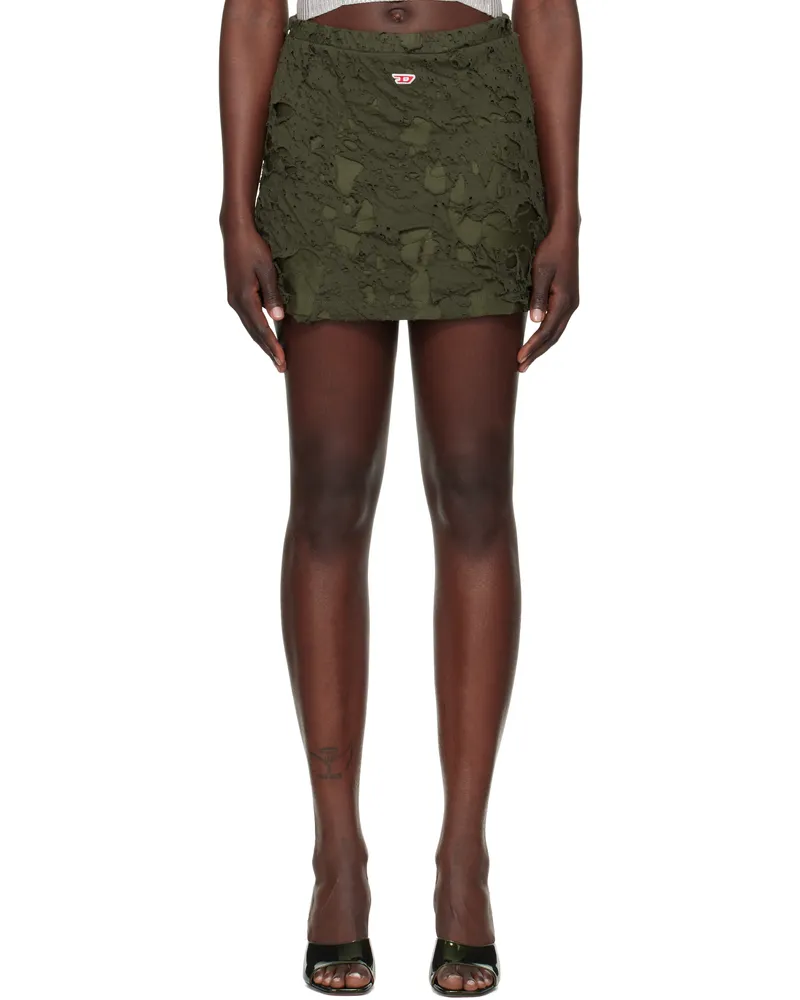 Diesel Khaki O-Ressy Miniskirt 51f