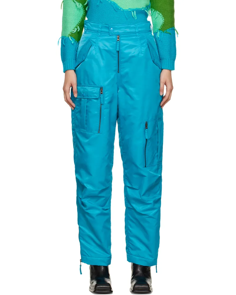 Andersson Bell Blue Kaia Flight Trousers Blue