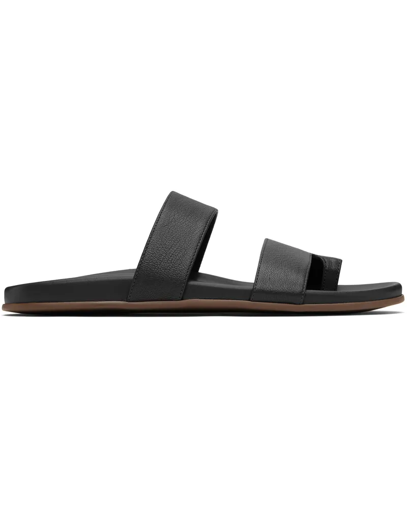 The Row Black Hugh Sandals Blk
