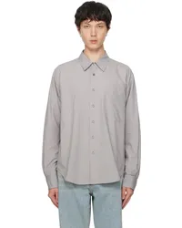 RECTO Gray Gigo Oversized Shirt Cool