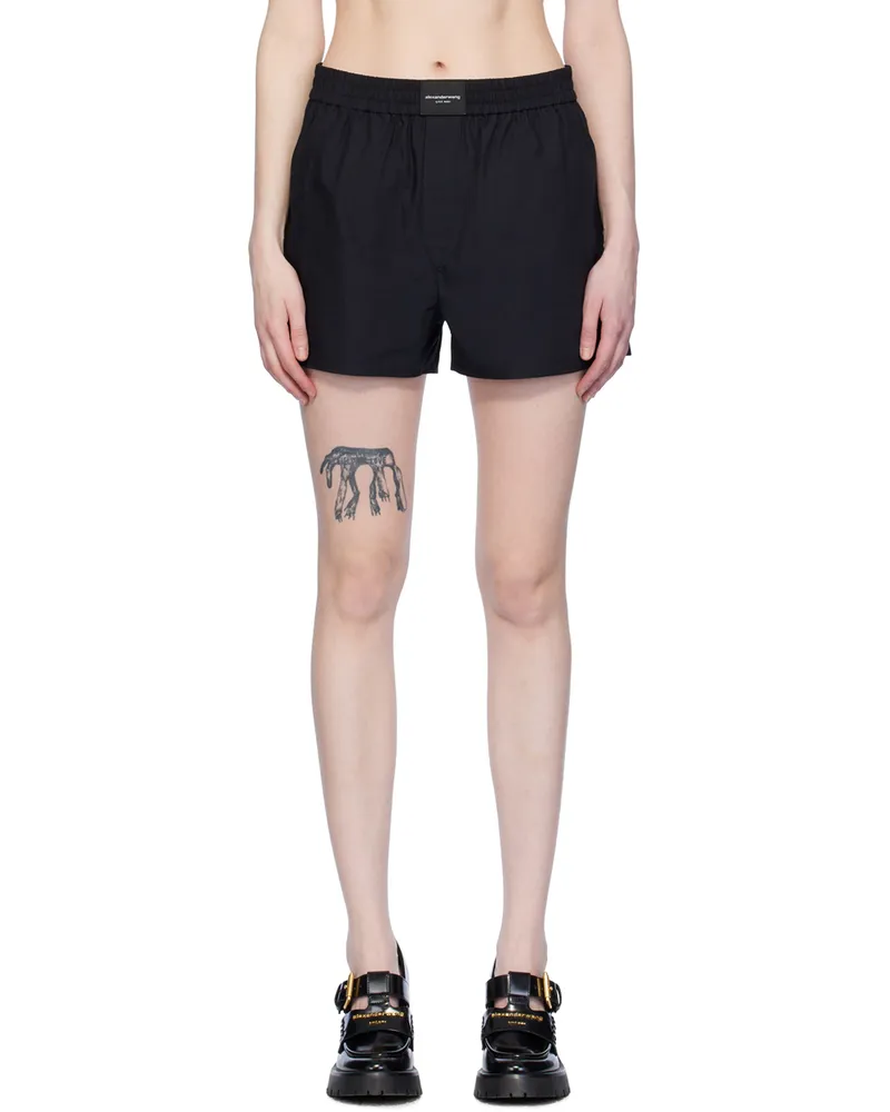 Alexander Wang Black Vented Shorts 001
