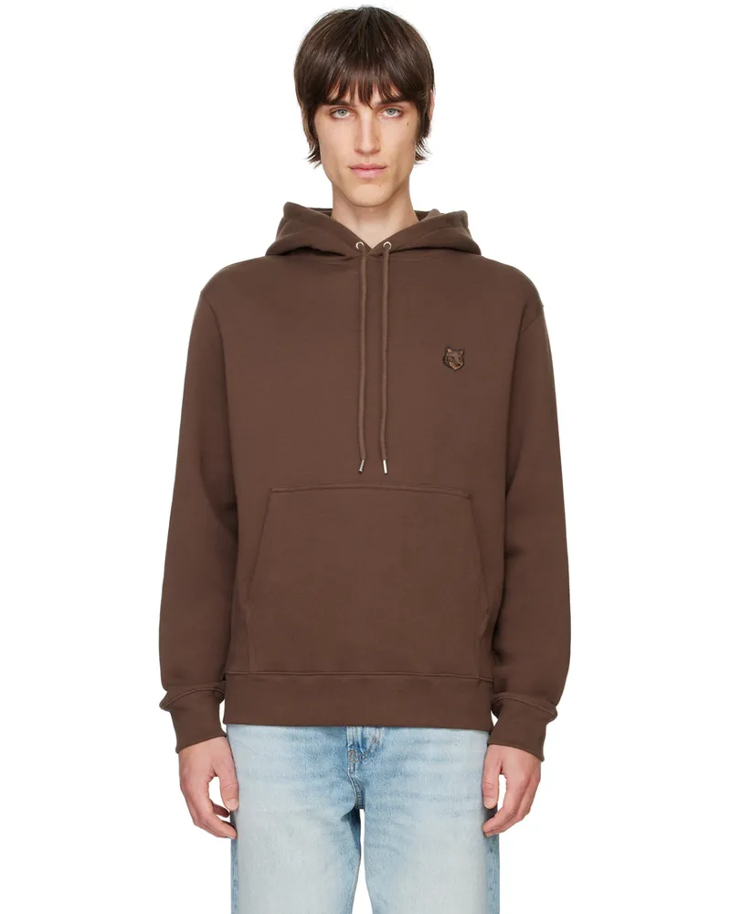 Kitsuné Brown Bold Fox Head Patch Hoodie P296
