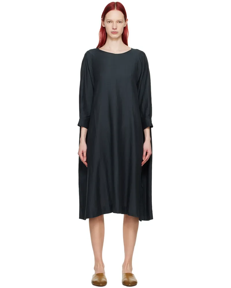 Toogood Black 'The Baker' Midi Dress Soft