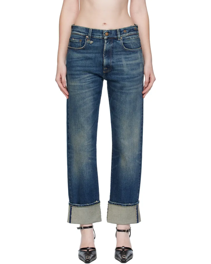R13 Blue Cuffed Romeo Jeans Adelaide