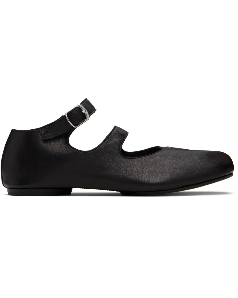 Maison Margiela Black Tabi Ballerina Flats T8013