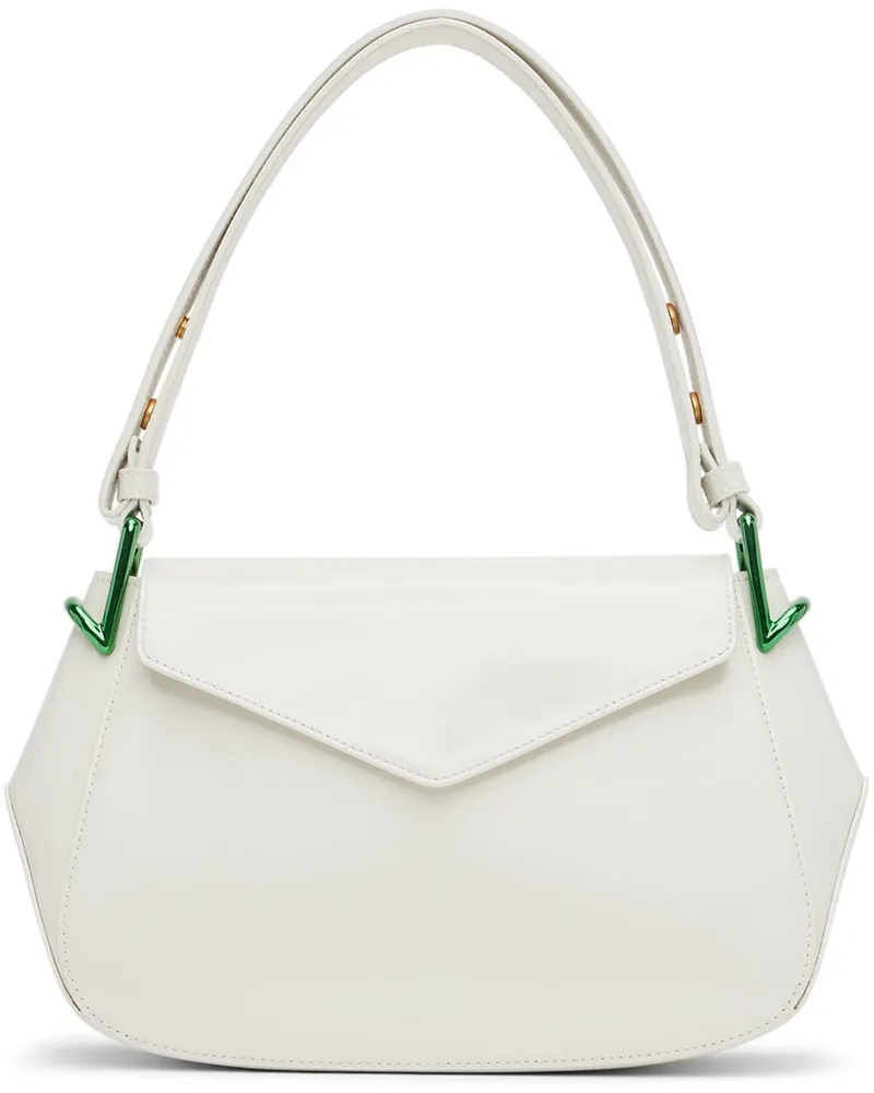 Bottega Veneta White Toyin Shoulder Bag 9085