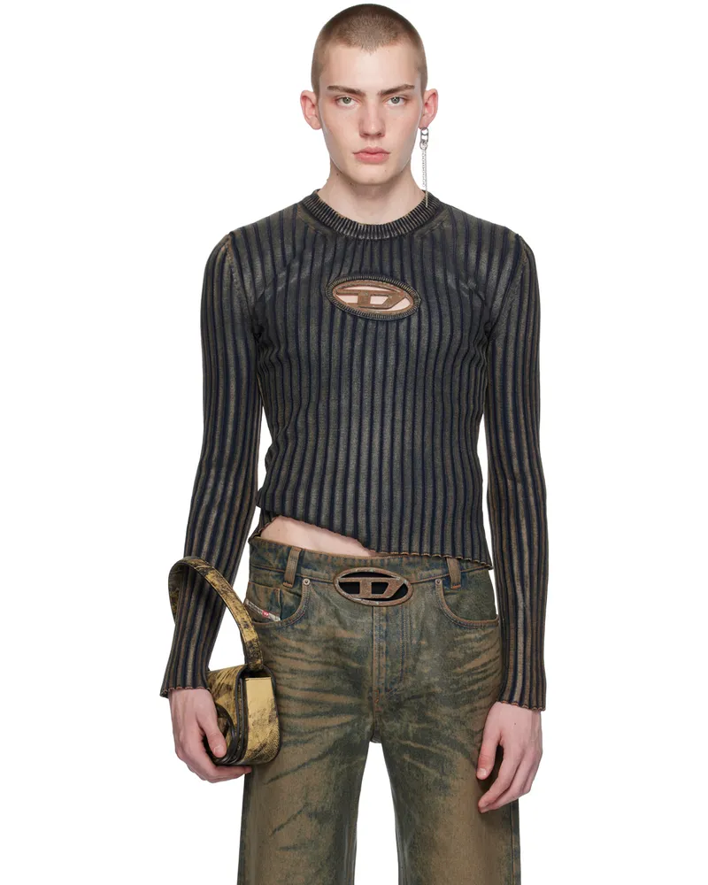 Diesel SSENSE Exclusive Brown Sweater 7dd