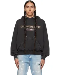 OFF-WHITE Black Digit Bacchus Hoodie Black