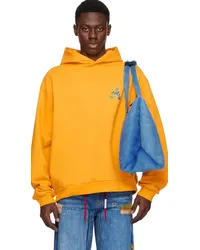 Marni Orange Print Hoodie Dfrlight