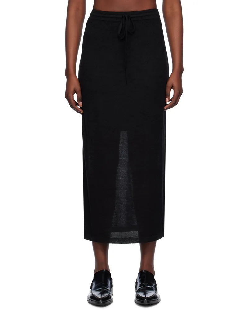 Lauren Manoogian Black Layer Maxi Skirt B01