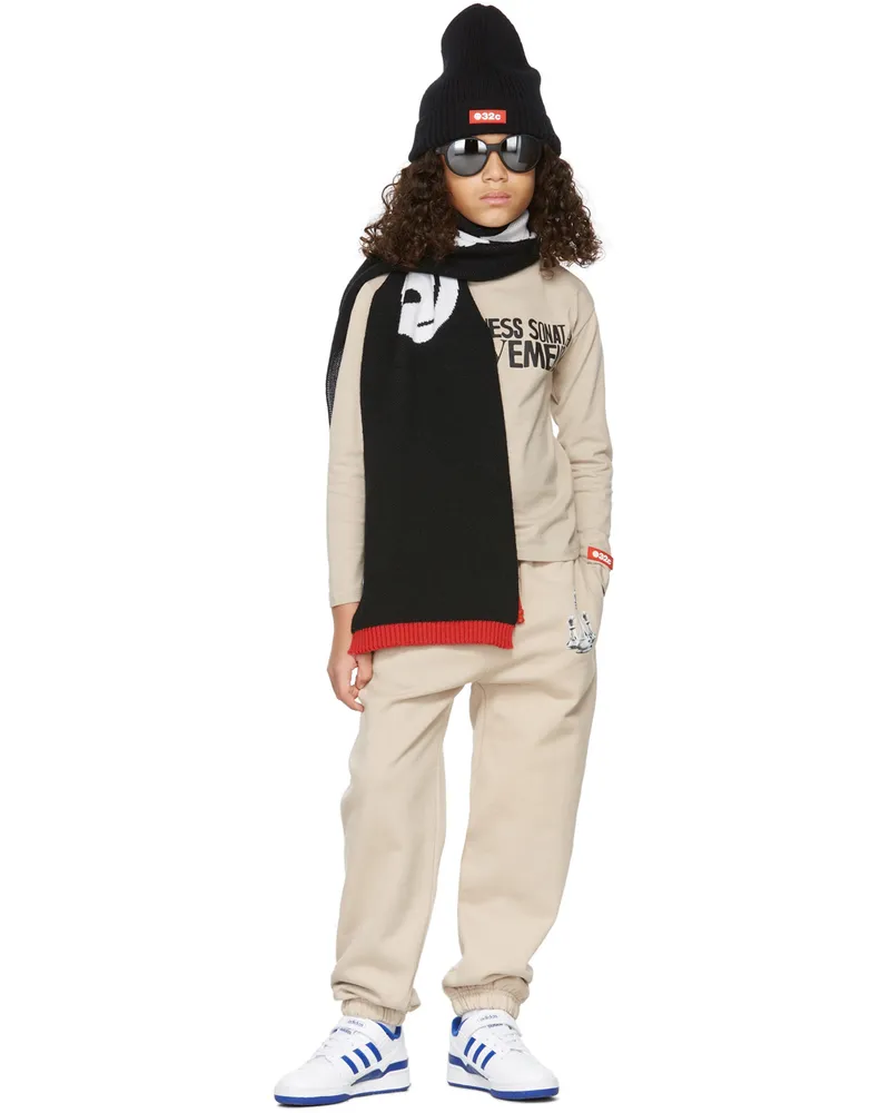 032c SSENSE Exclusive Kids Beige Lounge Pants Greyish