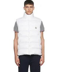 Moncler White Tibb Down Vest White