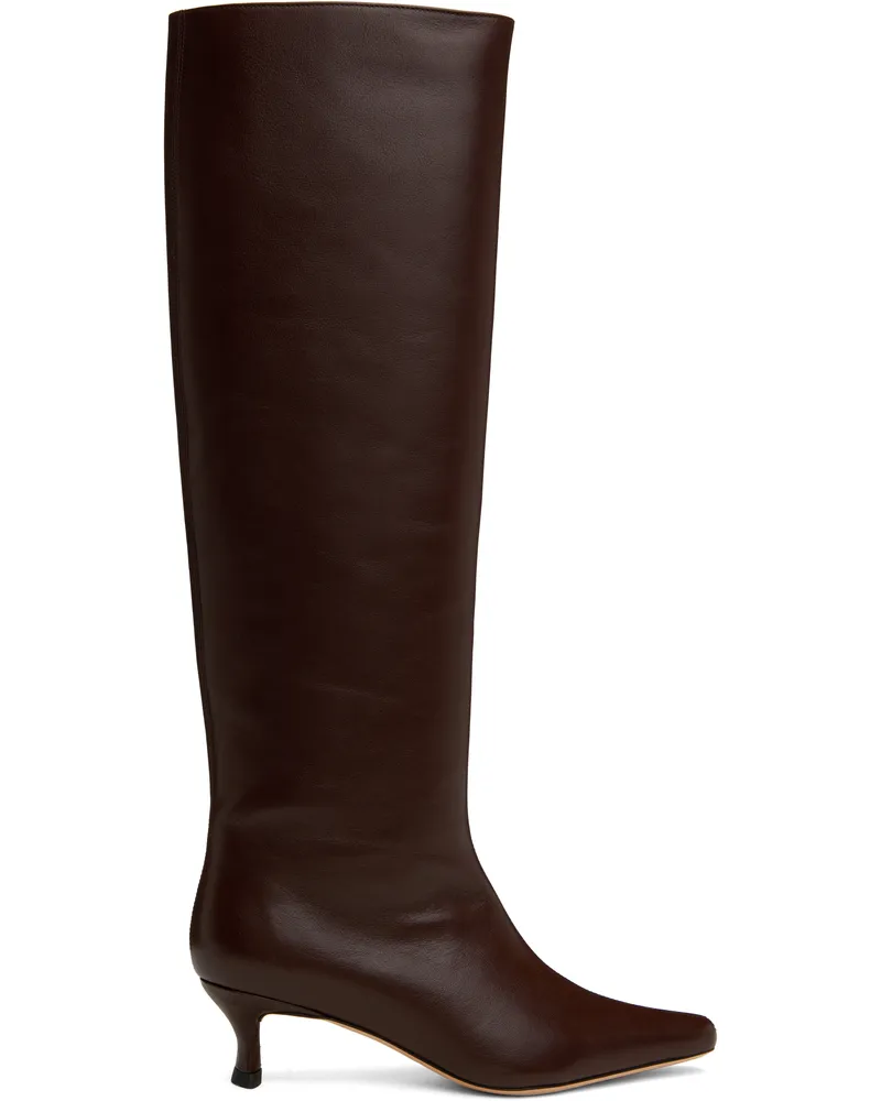 by FAR Brown Kitten Stevie 42 Tall Boots Br023