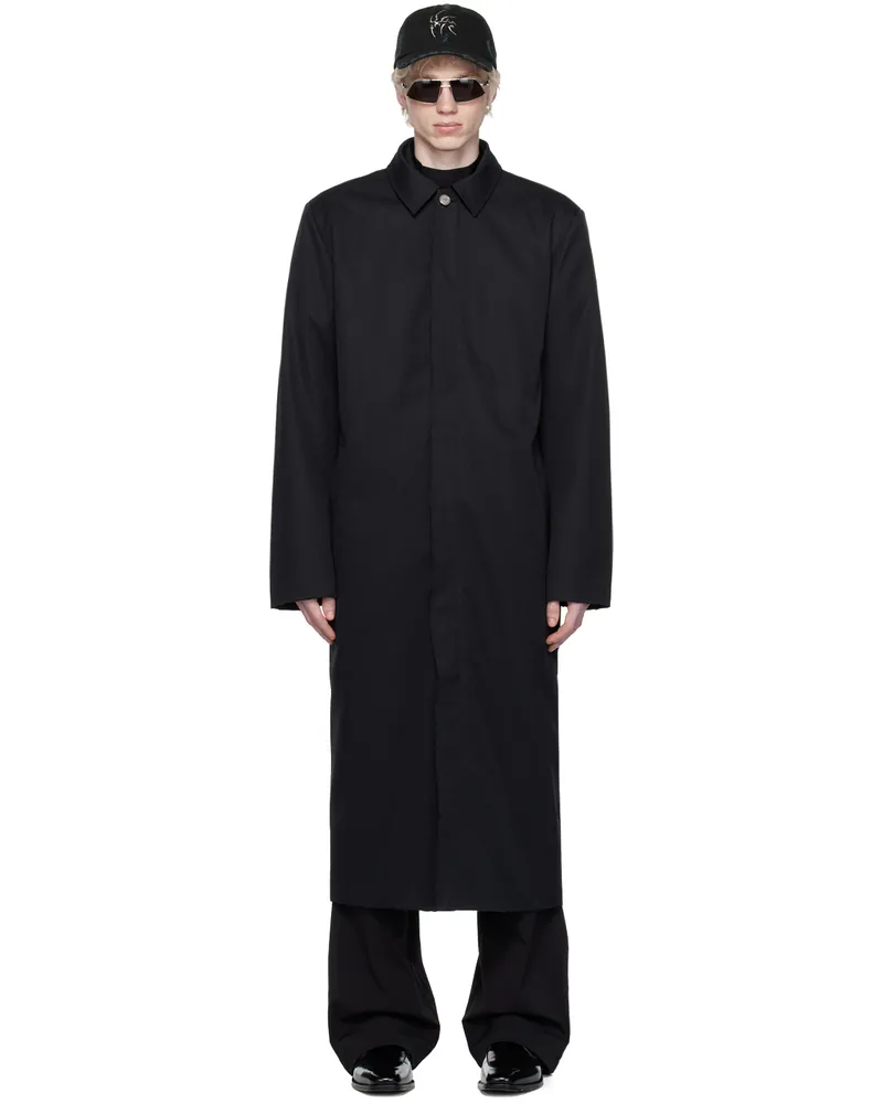 Han Kjøbenhavn Black Straight Coat Black