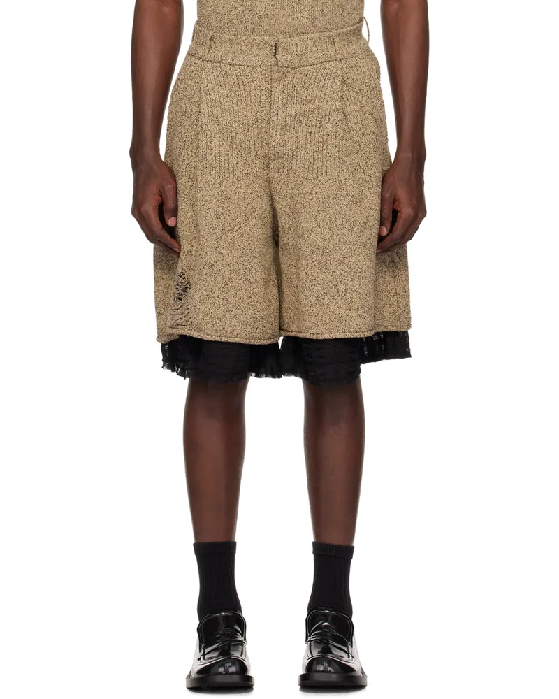 Adererror Beige Varto Shorts Beige