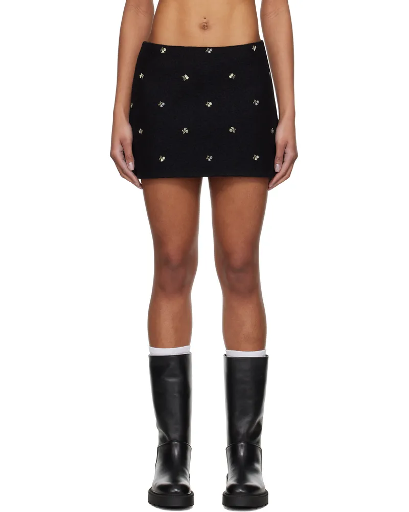 Rier Black Walker Miniskirt Black