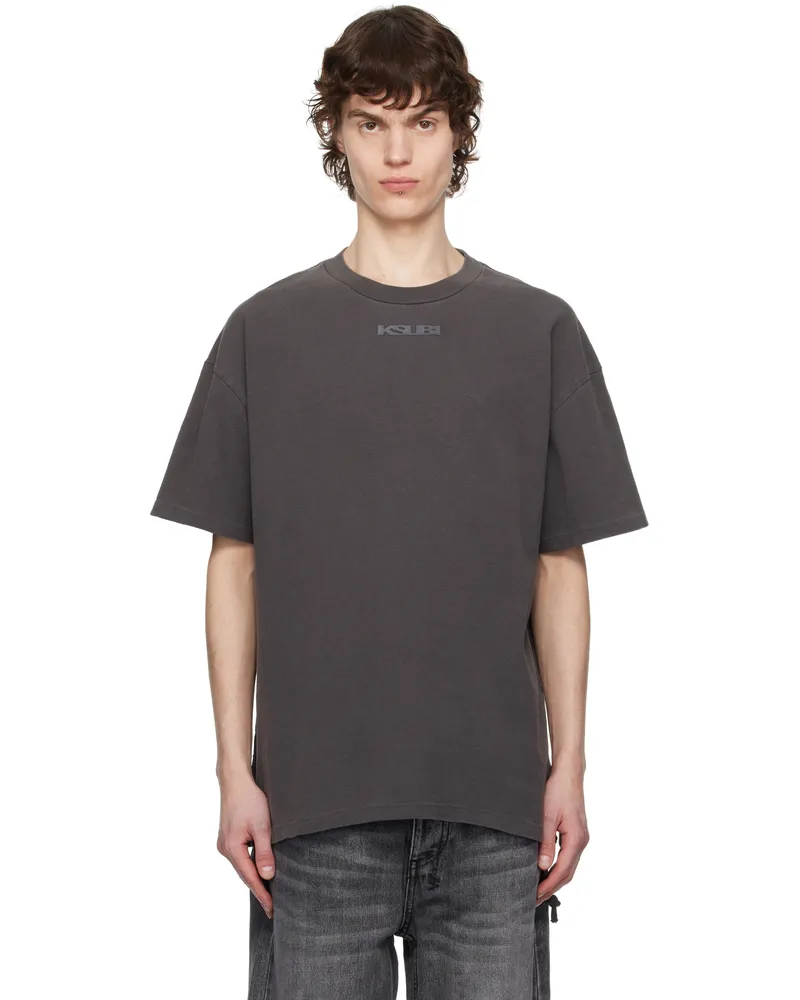 ksubi Gray Sott Ekcess SS T-shirt Black