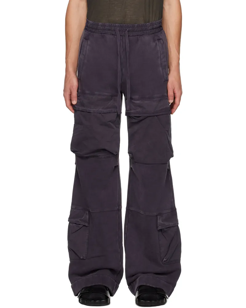 Entire Studios Purple Utility Cargo Pants Ink