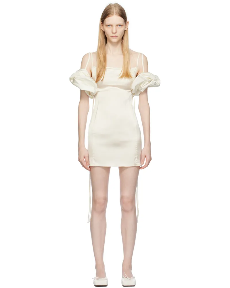 Jacquemus Off-White Le Chouchou 'La Mini Robe Chouchou' Minidress 110