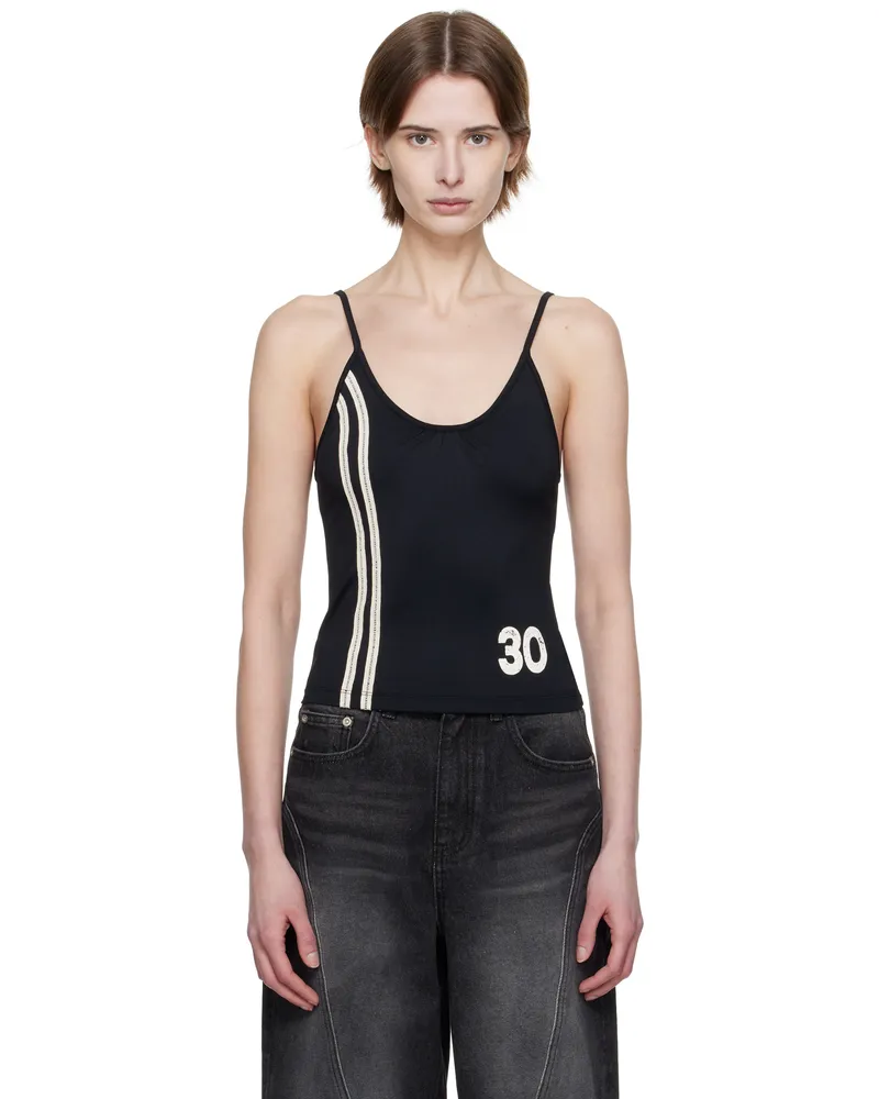Kijun Black Line Tank Top Black