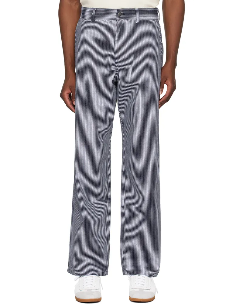 Saturdays NYC Navy George Trousers Ocean