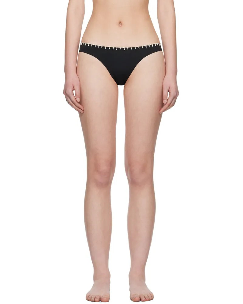 Nanushka Black Merve Bikini Bottom Black
