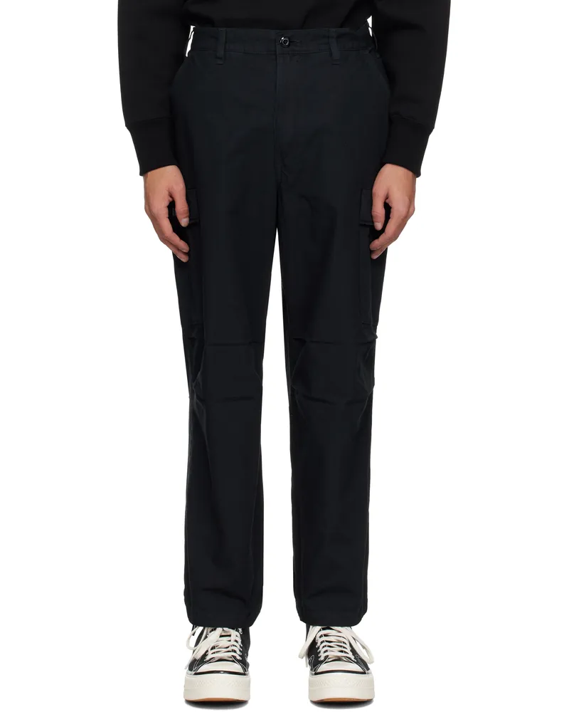 WTAPS Black MILT9602 Cargo Pants Black