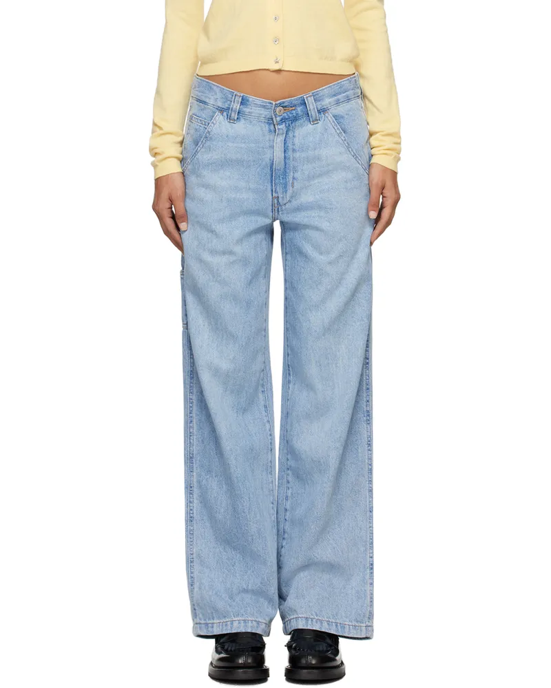 Levi's Blue Baggy Carpenter Featherweight Jeans Make
