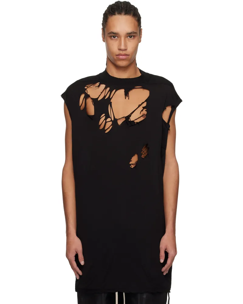 DRKSHDW by Rick Owens Black Hollywood Tarp T-shirt 09