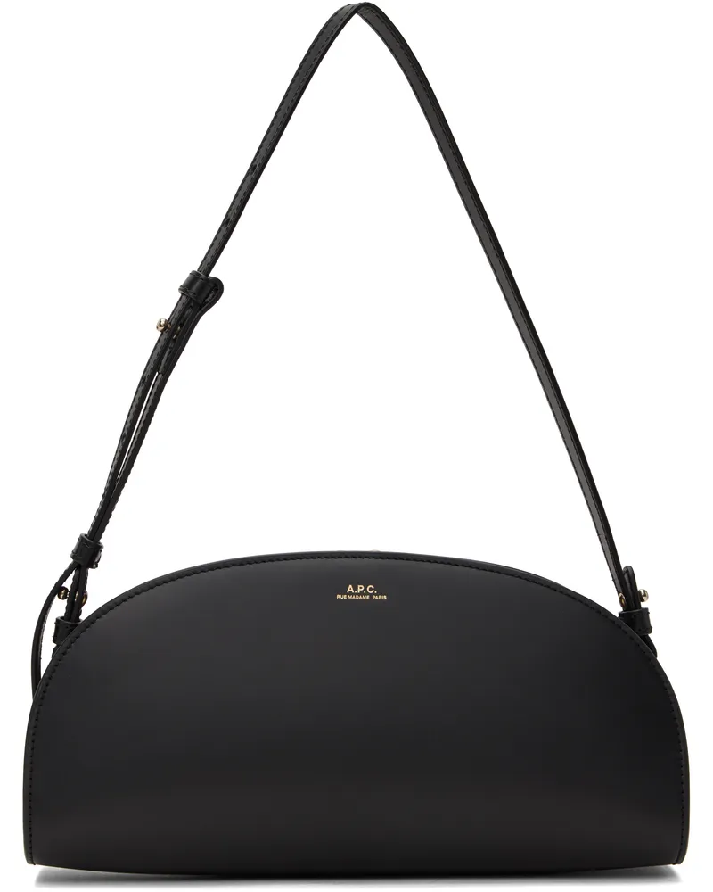 A.P.C. Black Demi-Lune Bag Lzz