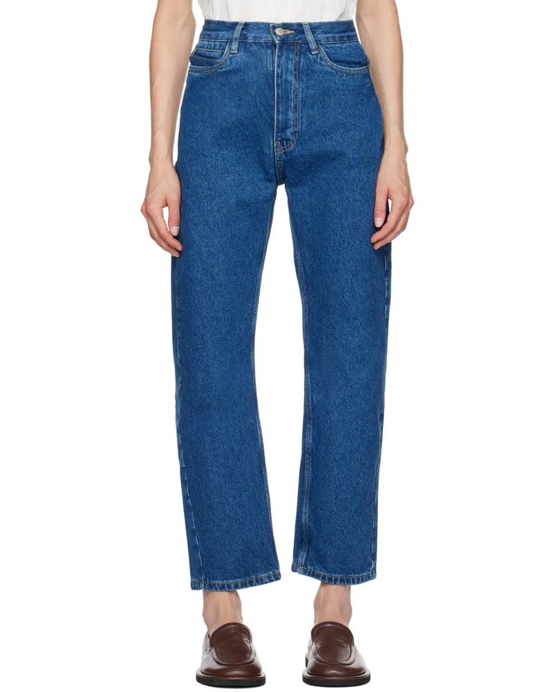 Studio Nicholson Indigo Ruthe Jeans Beach