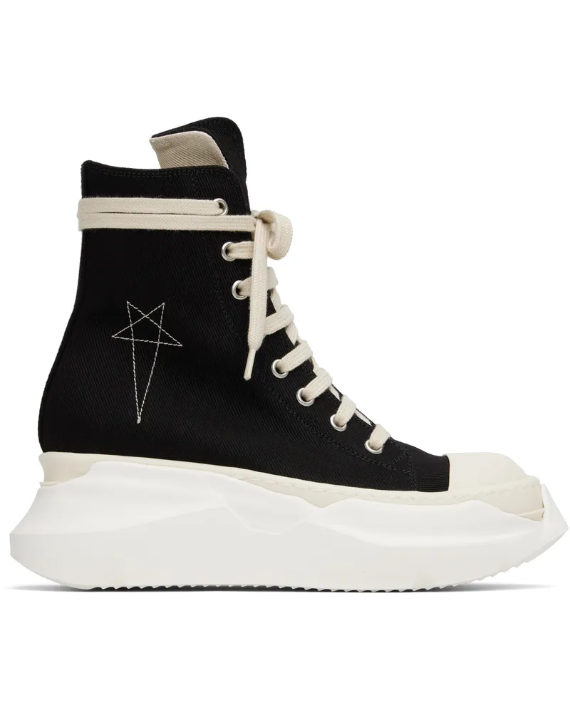 DRKSHDW by Rick Owens Black Hollywood Abstract Sneak Sneakers 9811