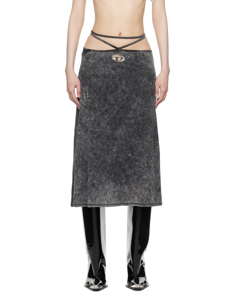 Diesel Gray O-Rossi Midi Skirt 900