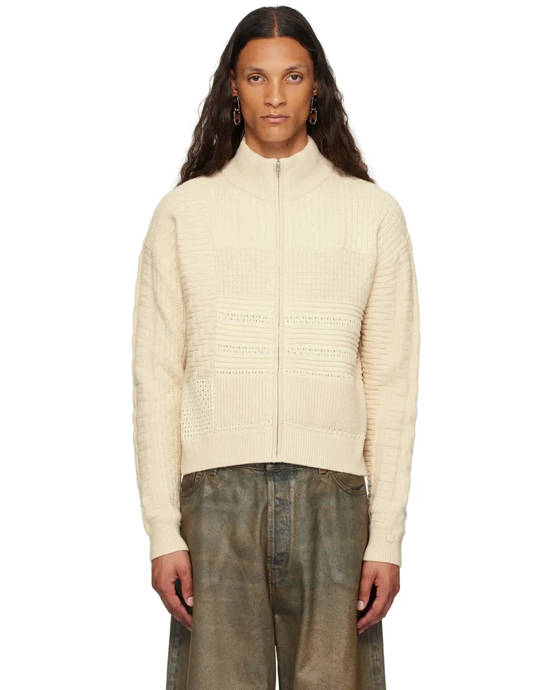 Acne Studios Beige Zip Sweater 633