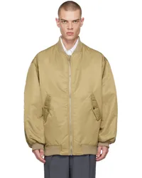 FRANKIE Shop Tan Astra Bomber Jacket Olive