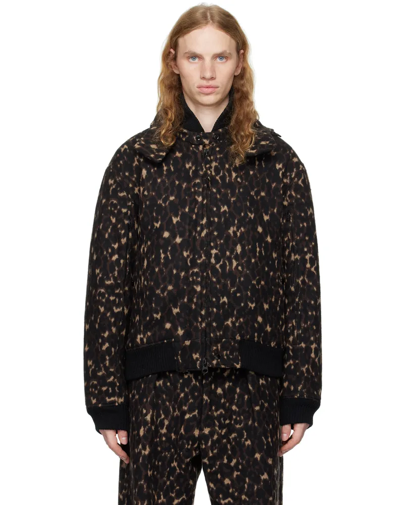 Engineered Garments Brown LL Bomber Jacket Sa017
